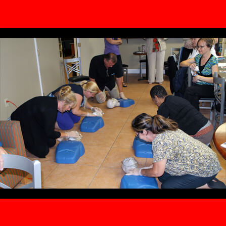 Woodlawn Community Academy CPR Training 4
